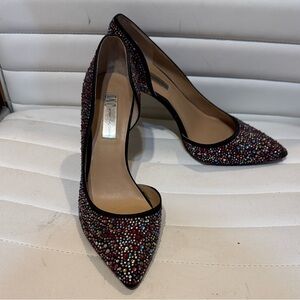 INC HEELS CRYSTALS VINTAGE**COMFY AND CLASSY-HOT**